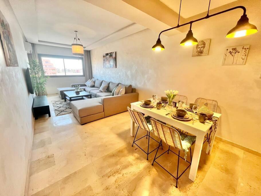 Cozy&Elegant Apartment/Pool/City Center/Gueliz Marrakesh Buitenkant foto