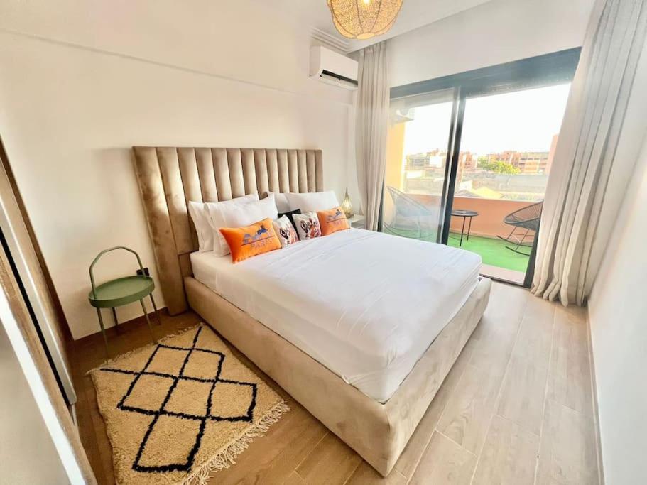 Cozy&Elegant Apartment/Pool/City Center/Gueliz Marrakesh Buitenkant foto